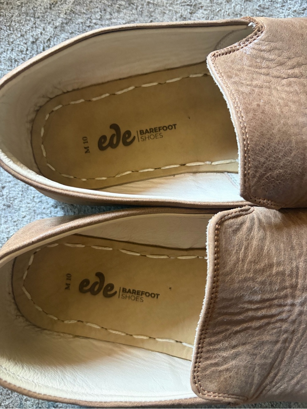 Men's Handmade Barefoot Loafers - Picture 2 of 3